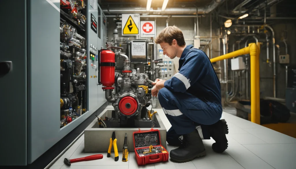 Quy trình thử nghiệm sau bảo trì là bước quan trọng để đảm bảo máy bơm chữa cháy hoạt động hiệu quả sau khi đã được bảo trì
