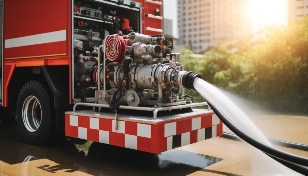 Máy bơm chữa cháy đóng vai trò quan trọng trong việc đảm bảo an toàn tính mạng cho con người khi xảy ra hỏa hoạn
