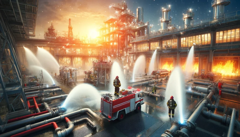 máy bơm chữa cháy là thiết bị quan trọng để bảo vệ các cơ sở sản xuất và lưu trữ năng lượng khỏi nguy cơ hỏa hoạn