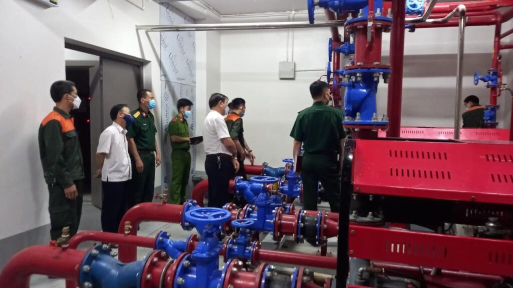 Khi lựa chọn máy bơm chữa cháy, cần dựa vào quy mô cụ thể